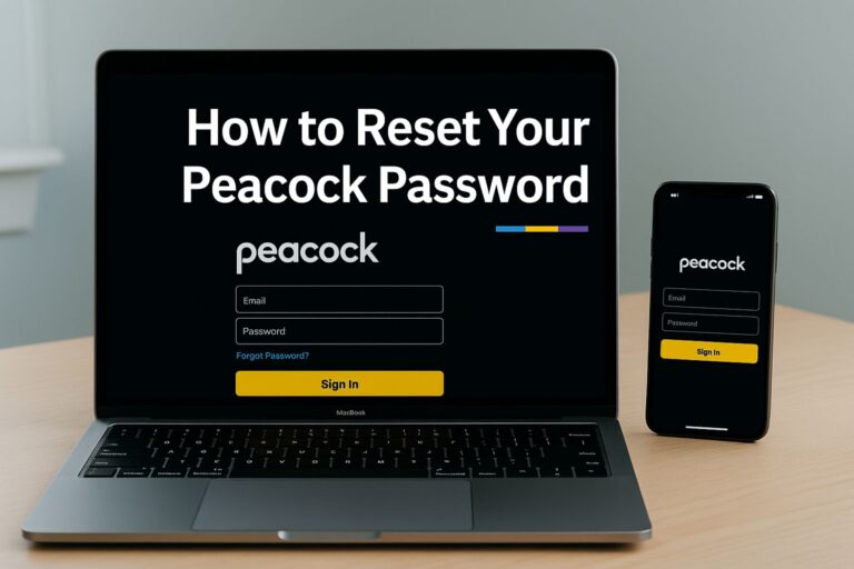 How to Reset Peacock Password: A Step-by-Step Guide to Regaining Access