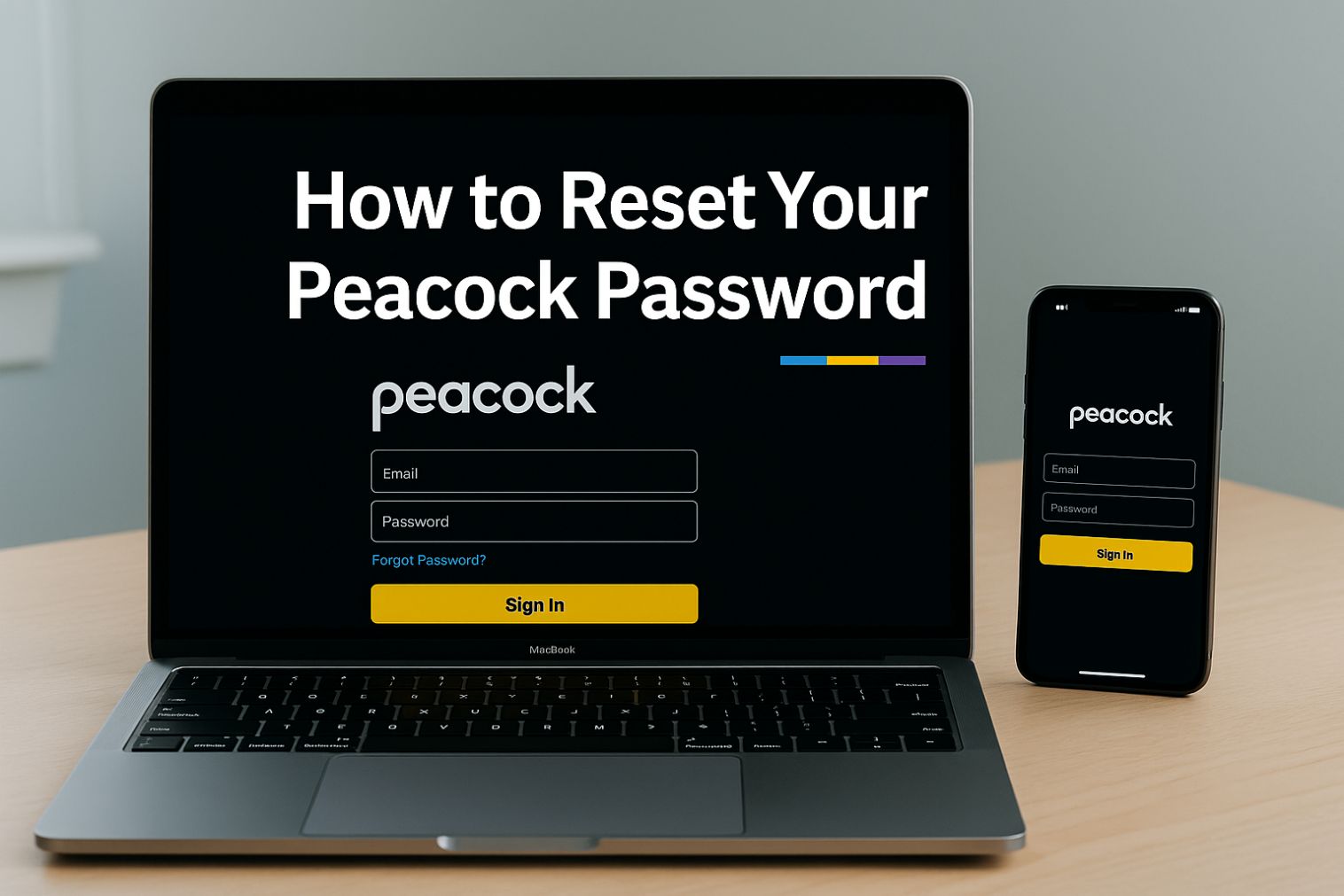 How to Reset Your Peacock Password