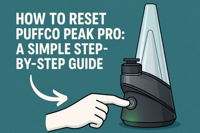 How to Reset Puffco Peak Pro: A Simple Step-by-Step Guide