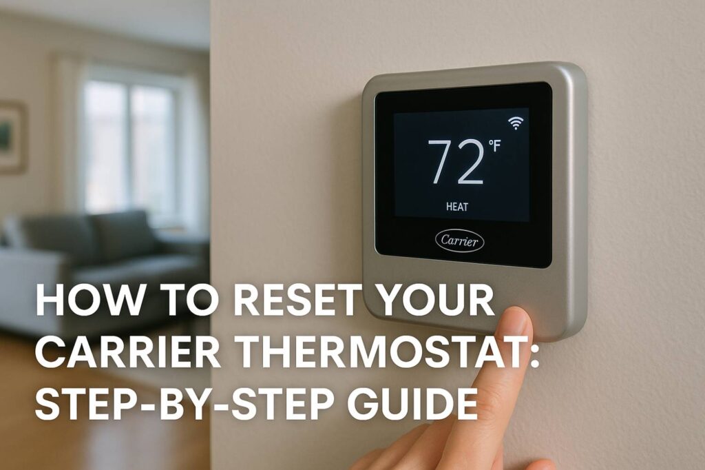 How to Reset Your Carrier Thermostat: Step-by-Step Guide
