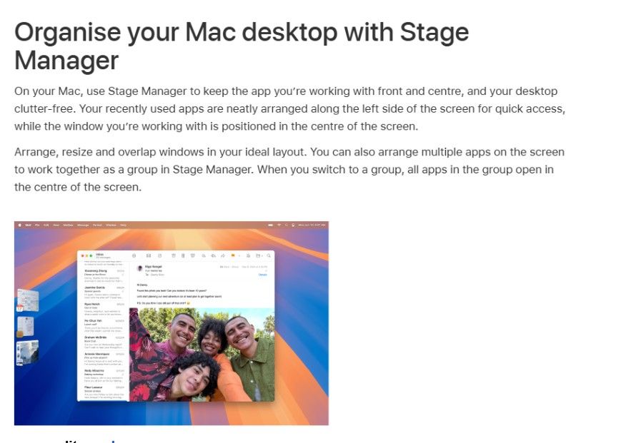 Multitasking with Stage Manager