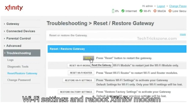How to Reset Xfinity Router Using the Xfinity App