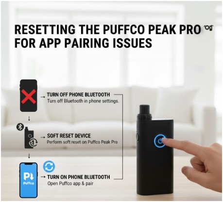 Resetting the Puffco Peak Pro for App Pairing Issues