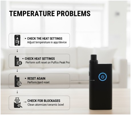 Temperature Problems- How to Reset Puffco Peak Pro