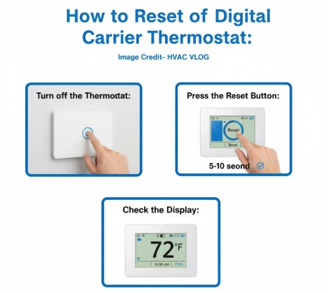 How to Reset a Digital Carrier Thermostat