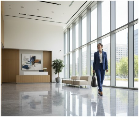 Safe Walk And Confident Step- commercial building cleaning service 