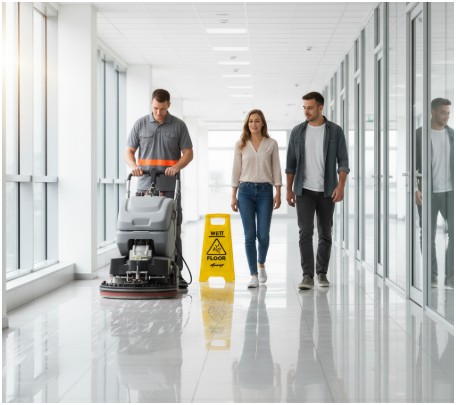 Human Care Shows Thought- commercial building cleaning service 