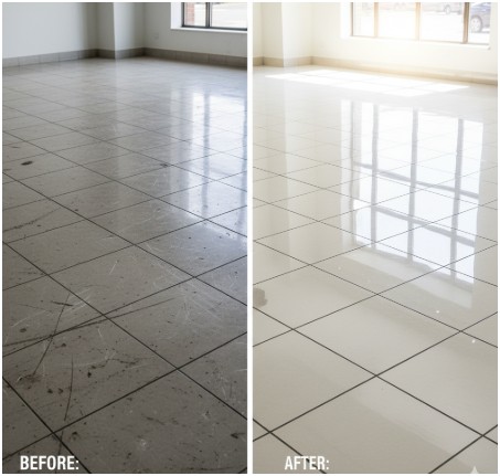 Floor Looks Long Last- commercial building cleaning service 