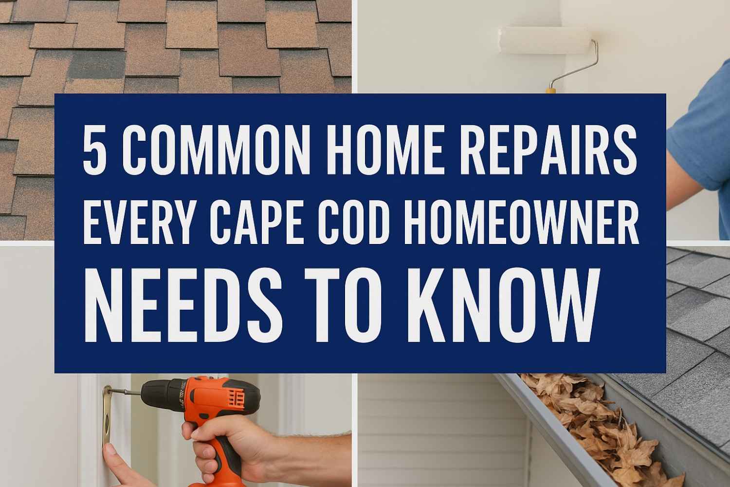 5 Common Home Repairs Every Cape Cod Homeowner Needs to Know