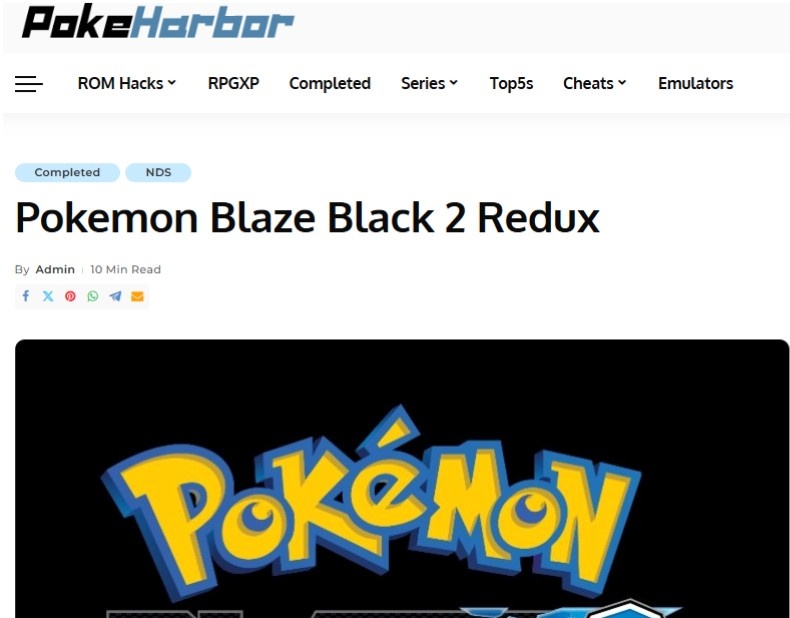 How to Download and Play Pokémon Blaze Black 2 Redux